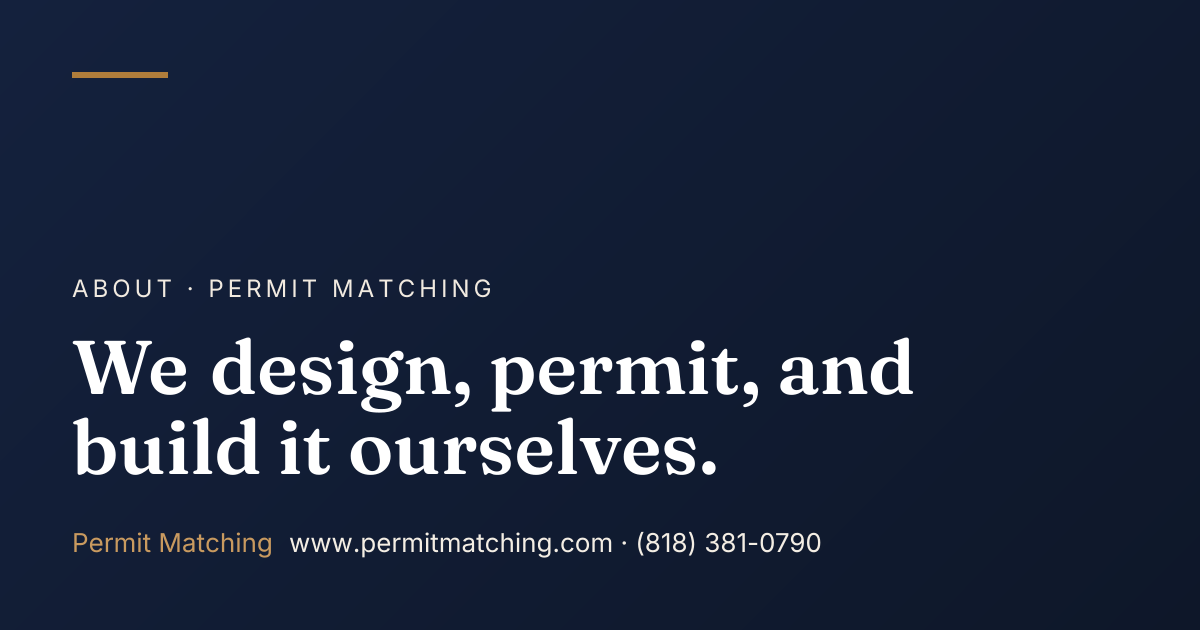 About — Your Licensed LA County Design-Build Contractor | Permit Matching